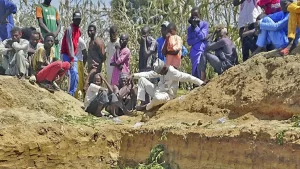 At least 70 die in explosion in Nigeria while collecting fuel from overturned tankerAt least 70 people have been killed in an explosion in north-central Nigeria after a gasoline tanker crashed and ignited in the early hours of Saturday. The explosion occurred after locals rushed to the scene to collect the spilled fuel. The country’s emergency response agency confirmed the tragic incident, which