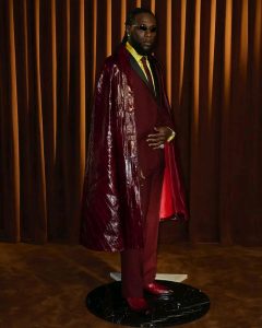 #Burnaboy wearing custom Ozwald Boateng atMET Gala 2025 celebrating 40 years of design.