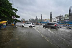 Rescue workers assist flood victims during South Africa’s winter storm