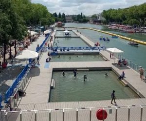 After 100 years, the River Seine reopens for public swimming in Paris, following a €1.4 billion cleanup ahead of the 2024 Olympics.