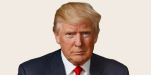 President Donald Trump at a press briefing announcing the upcoming summit with five African leaders in July.