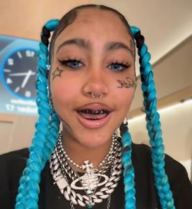 North West shocks fans with fake face tattoos and nose ring in viral TikTok