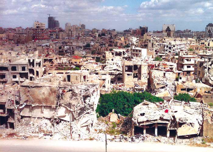 Syria assess destruction in third-largest city Homs
