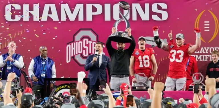Ohio State outlasts Notre Dame to win first national title in a decade