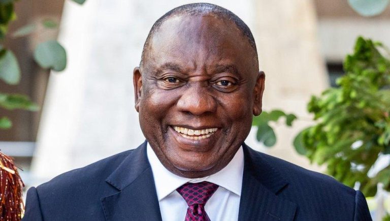 South African President Cyril Ramaphosa visits flood sites