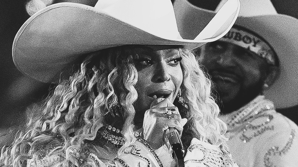 Beyoncé performing cowboy-themed concert at nearly sold-out stadium