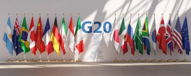 G20 finance leaders at Durban conference discussing global financial reforms for developing countries.