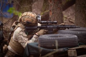 Ukrainian soldiers move through trenches near Pokrovsk as Russia intensifies its summer offensive across three key fronts.