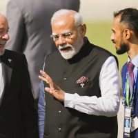 BRICS leaders meet at the 2025 summit in Brazil to discuss global trade tensions, economic cooperation, and resistance to Western dominance.