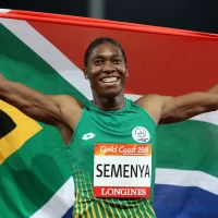 Caster Semenya during an earlier race. Her ongoing legal case could reshape how international sports handle sex eligibility rules.