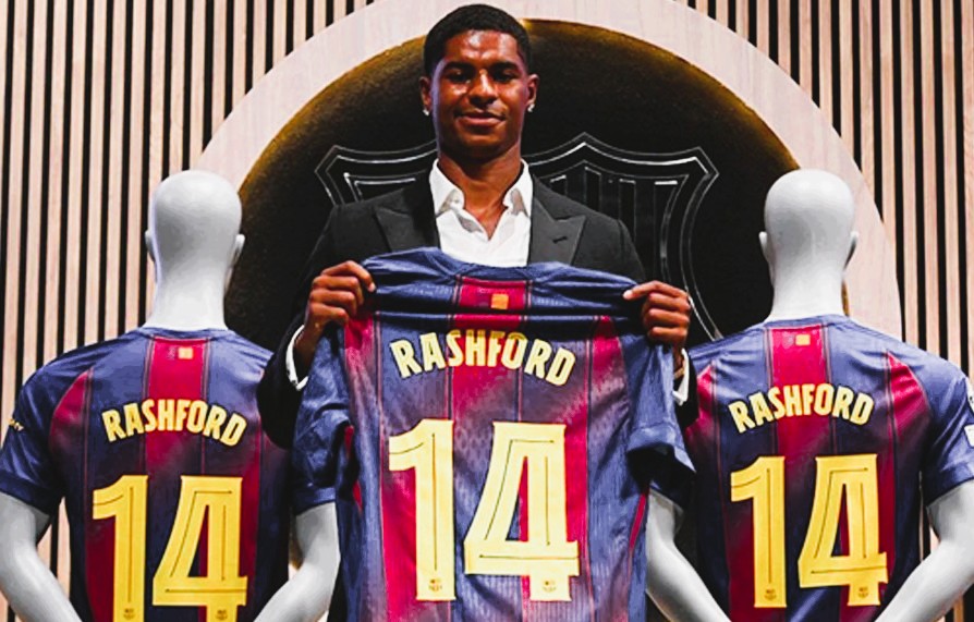 ‘I feel like I’m at home’ Rashford joins Barcelona