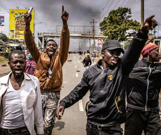 Kenyan police fire tear gas at demonstrators in Nairobi on July 7, as the UN calls for an independent probe into protester deaths.