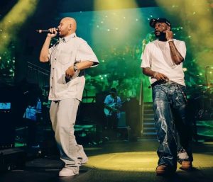 Davido and Fat Joe bring the house down at the Barclays Center in Brooklyn, New York. (Credit: Davido's Instagram)