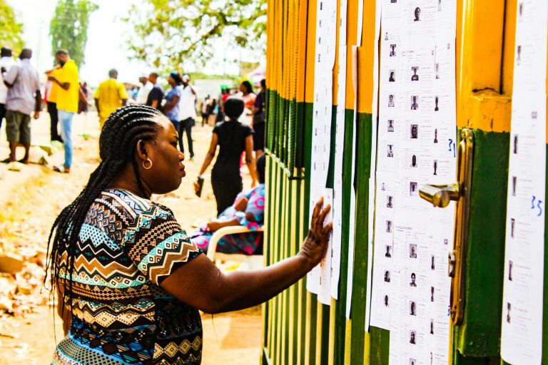 Voters in Malawi line up at a polling station, casting ballots during the 2025 general elections.