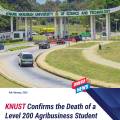 KNUST Confirms Death of Level 200 Student After Fall at Ayeduase Hostel