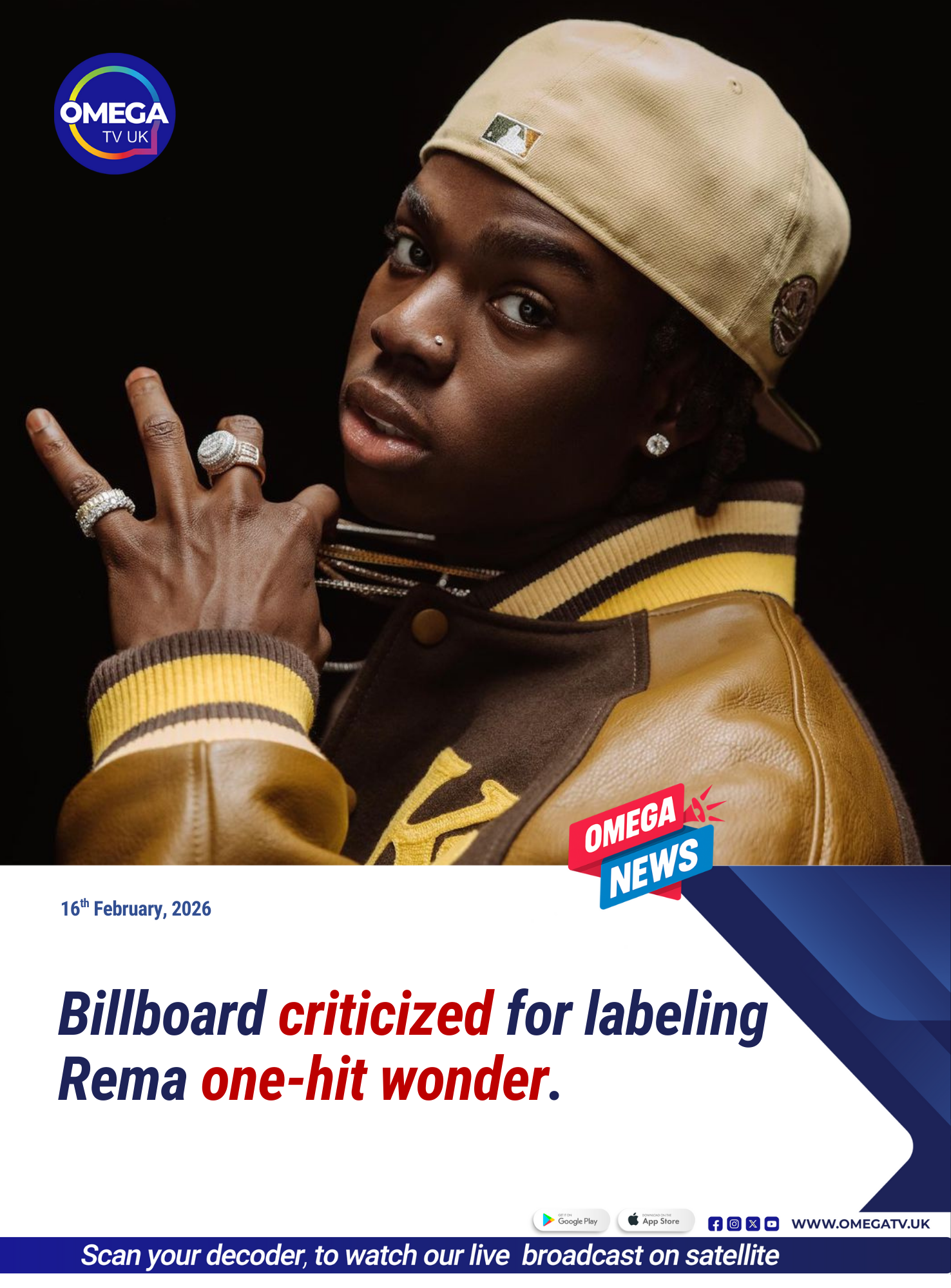 Billboard criticized for labeling Rema one-hit wonder