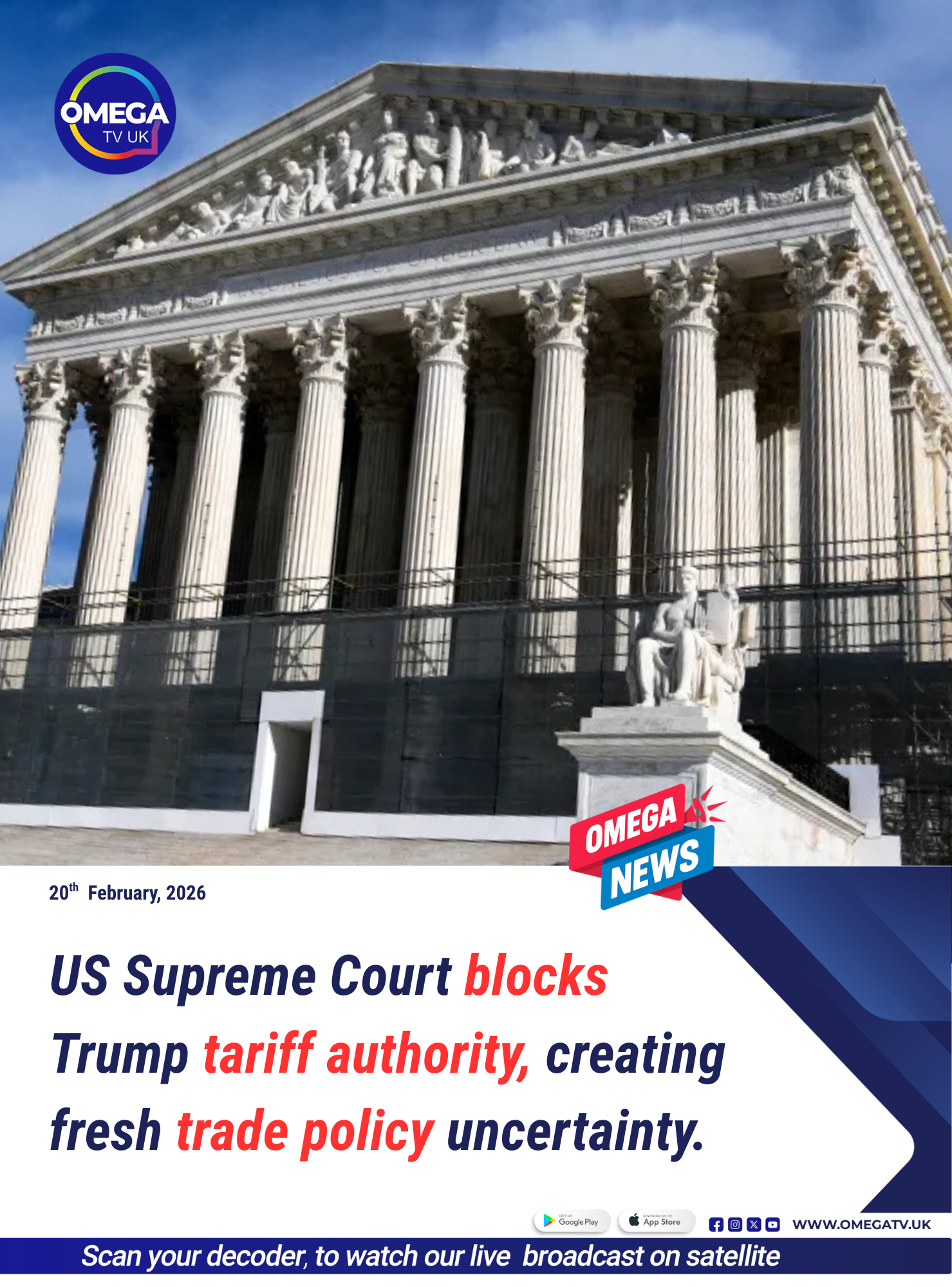Supreme Court blocks Trump tariff authority, creating fresh trade policy uncertainty