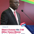 Ghana’s Economy Hits $100 Billion; Finance Minister Projects $140 Billion by 2026.