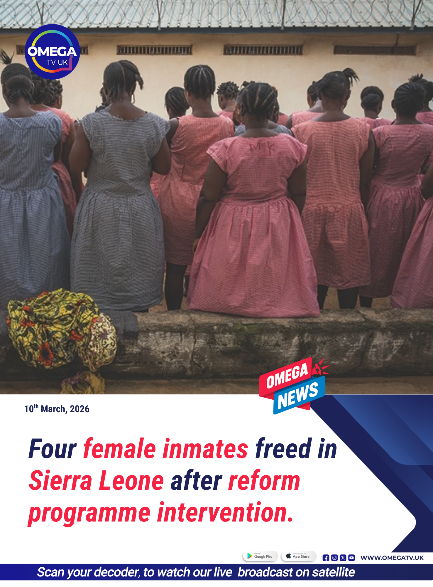 Four female inmates freed in Sierra Leone