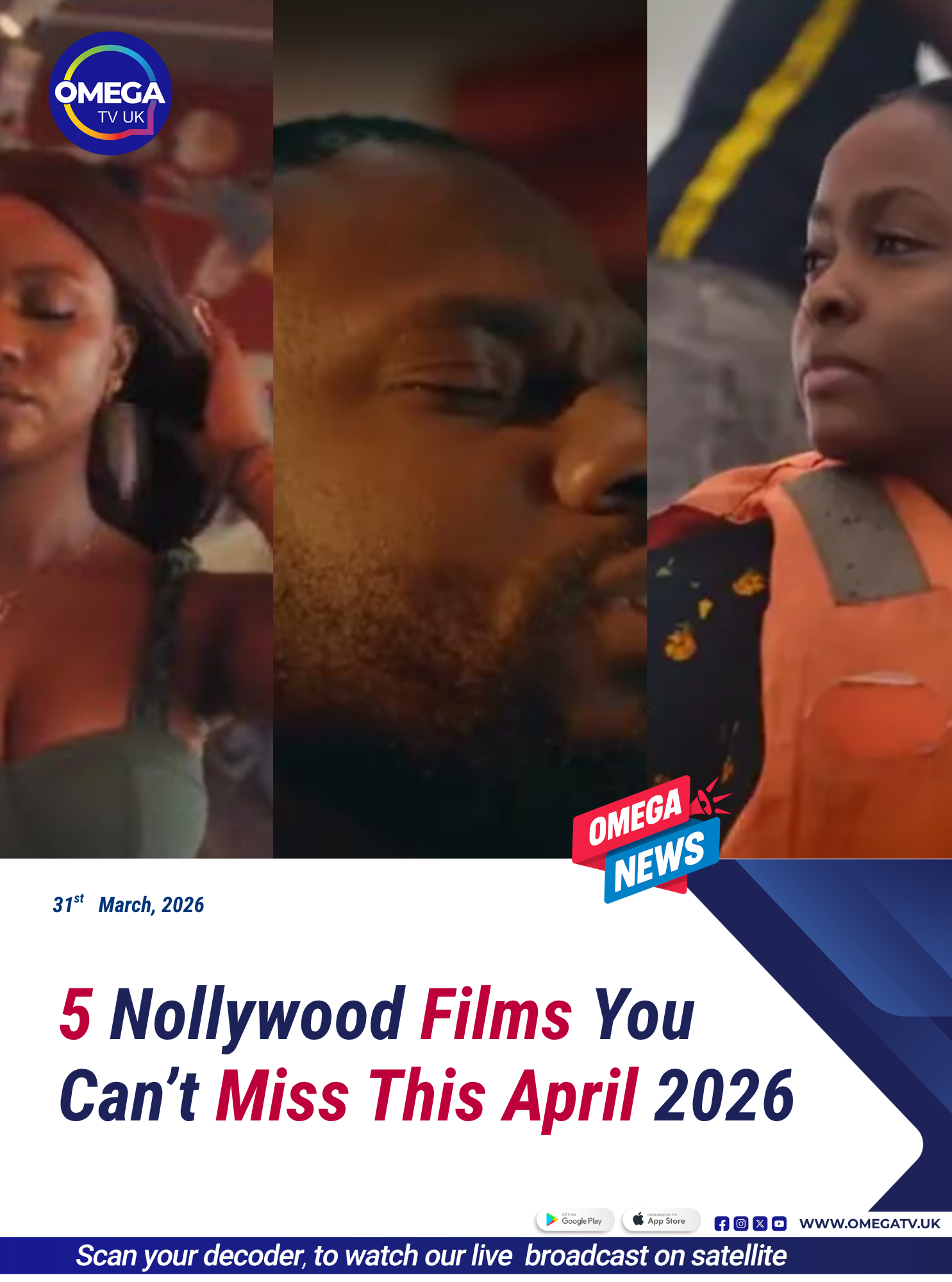 5 Nollywood Films You Can’t Miss This April 2026