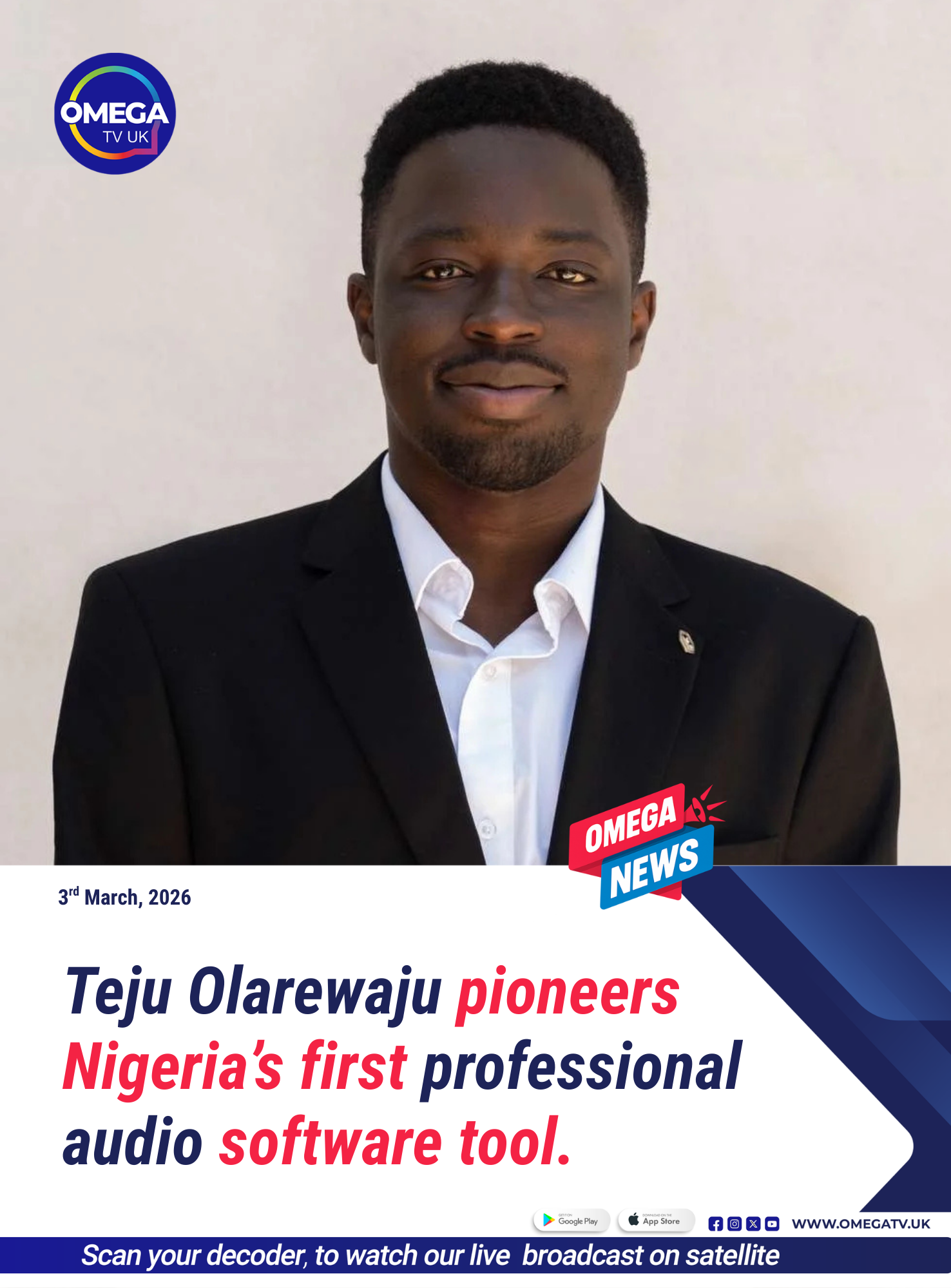 23-year-old Nigerian develops country’s first professional audio plugin.