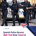 Spanish Police Discover Sophisticated Drug Tunnel Beneath Ceuta Border