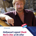 Chuck Norris, martial arts master and actor whose toughness became internet lore, dies at 86