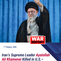 Iran’s Supreme Leader Ayatollah Ali Khamenei Killed in U.S.–Israel Air Strikes