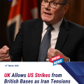 UK allows US to use bases to strike Strait of Hormuz targets