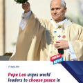 Pope Leo urges world leaders to choose peace in first Easter Mass