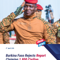 Burkina Faso rejects report that over 1,800 civilians killed since junta seized power