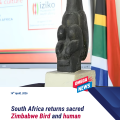 South Africa returns looted human remains and sacred carving to Zimbabwe