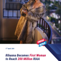 Rihanna makes history as the first woman in music to achieve 200 million RIAA single certifications