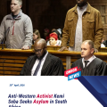 Anti-Western activist Kemi Seba seeks asylum in South Africa