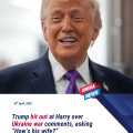 ‘How’s his wife? Trump hit out at Harry over Ukraine war remarks
