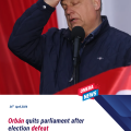 Orbán steps down from Hungarian parliament after landslide defeat