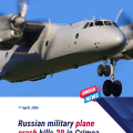 Russian military plane crash in Crimea kills 29 in suspected technical failure