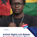 Guinea-Bissau: Civil society activist Vigário Luís Balanta found dead