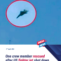 One crew member from US fighter jet downed in Iran has been rescued, US media report