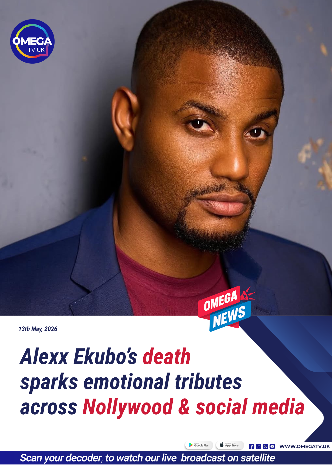 Alexx Ekubo’s death sparks emotional tributes across Nollywood and social media