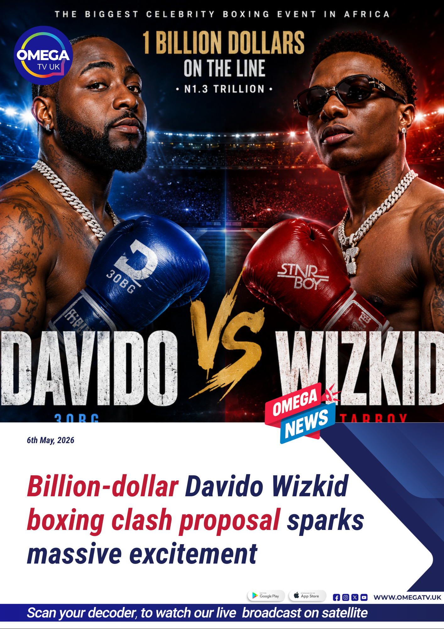 Billion-dollar Davido Wizkid boxing clash proposal
