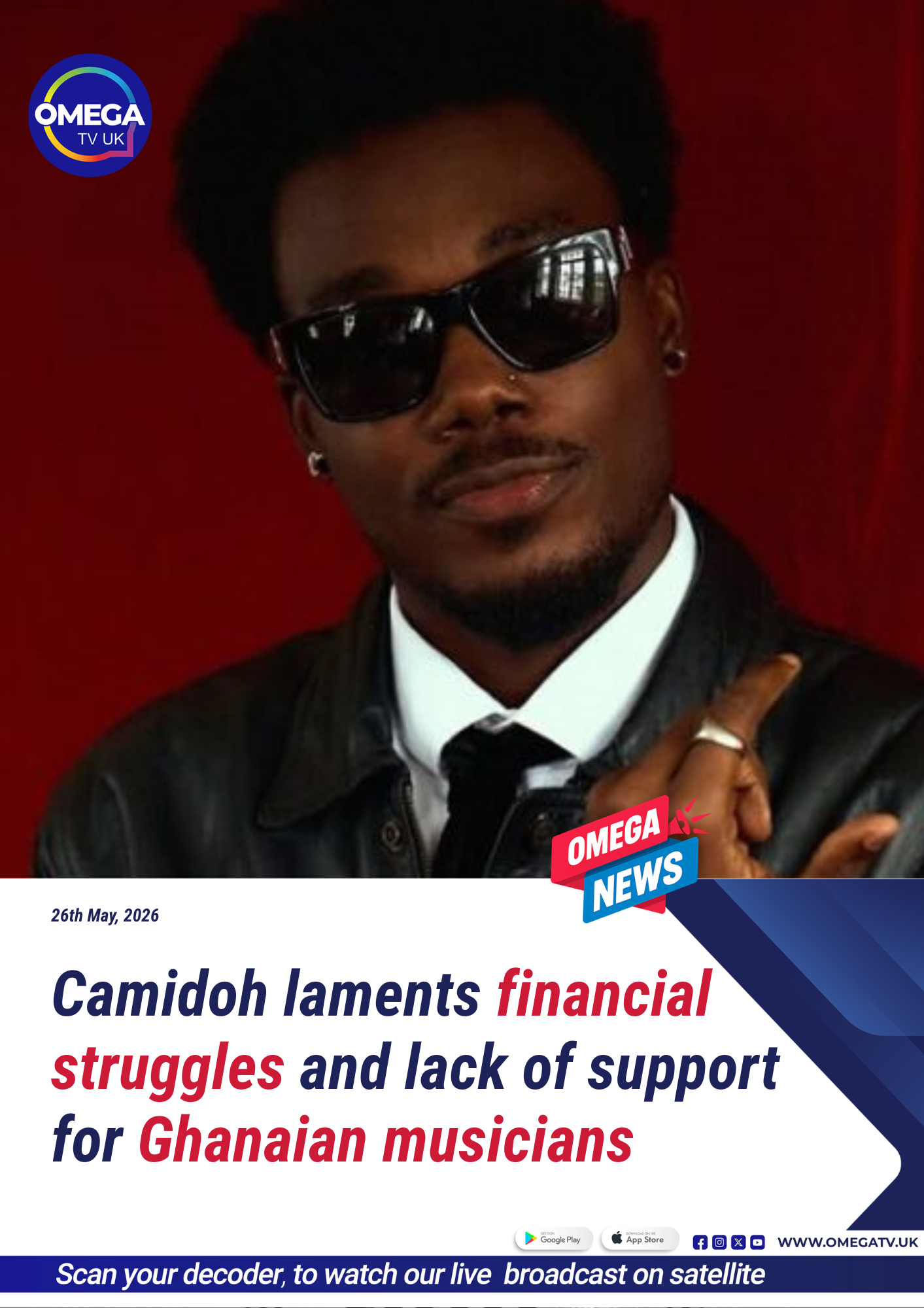 Camidoh Opens Up on Struggles Facing Ghanaian Musicians