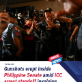 Gunshots Erupt Inside Philippine Senate Amid ICC Arrest Standoff