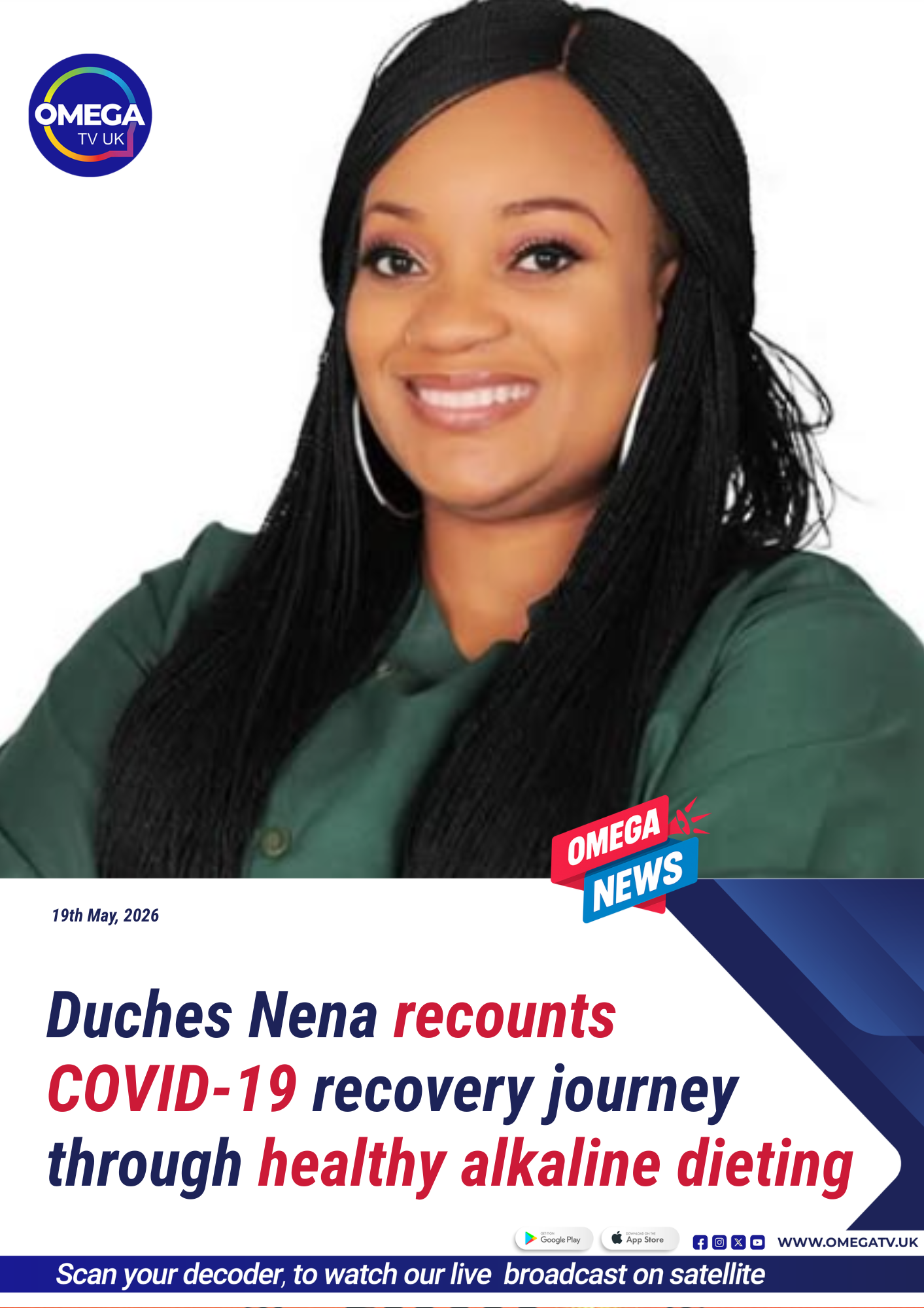 Duches Nena recounts COVID-19 recovery journey through healthy alkaline dieting