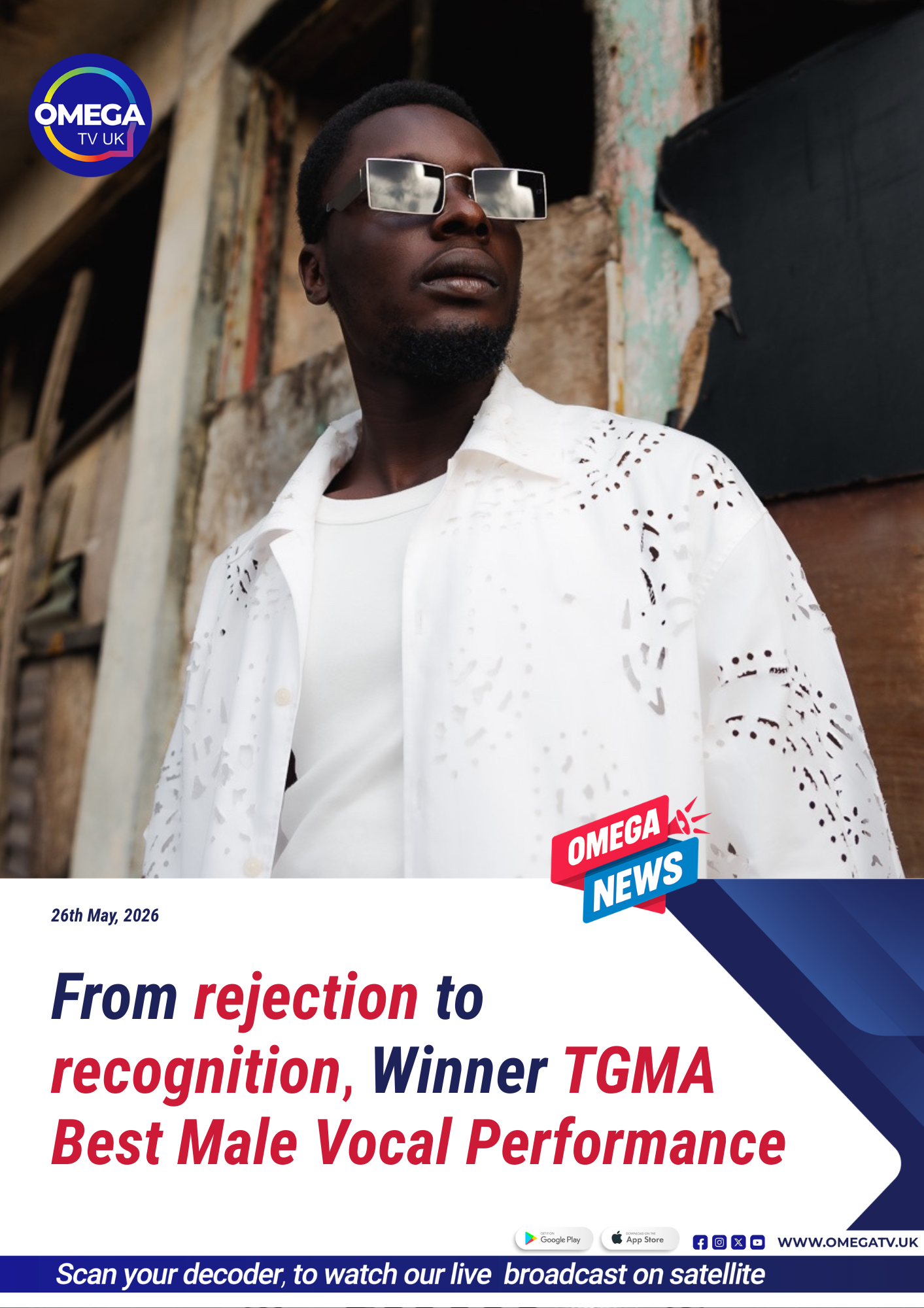 From Rejection to Recognition: Asiama Wins TGMA Best Male Vocal Performance
