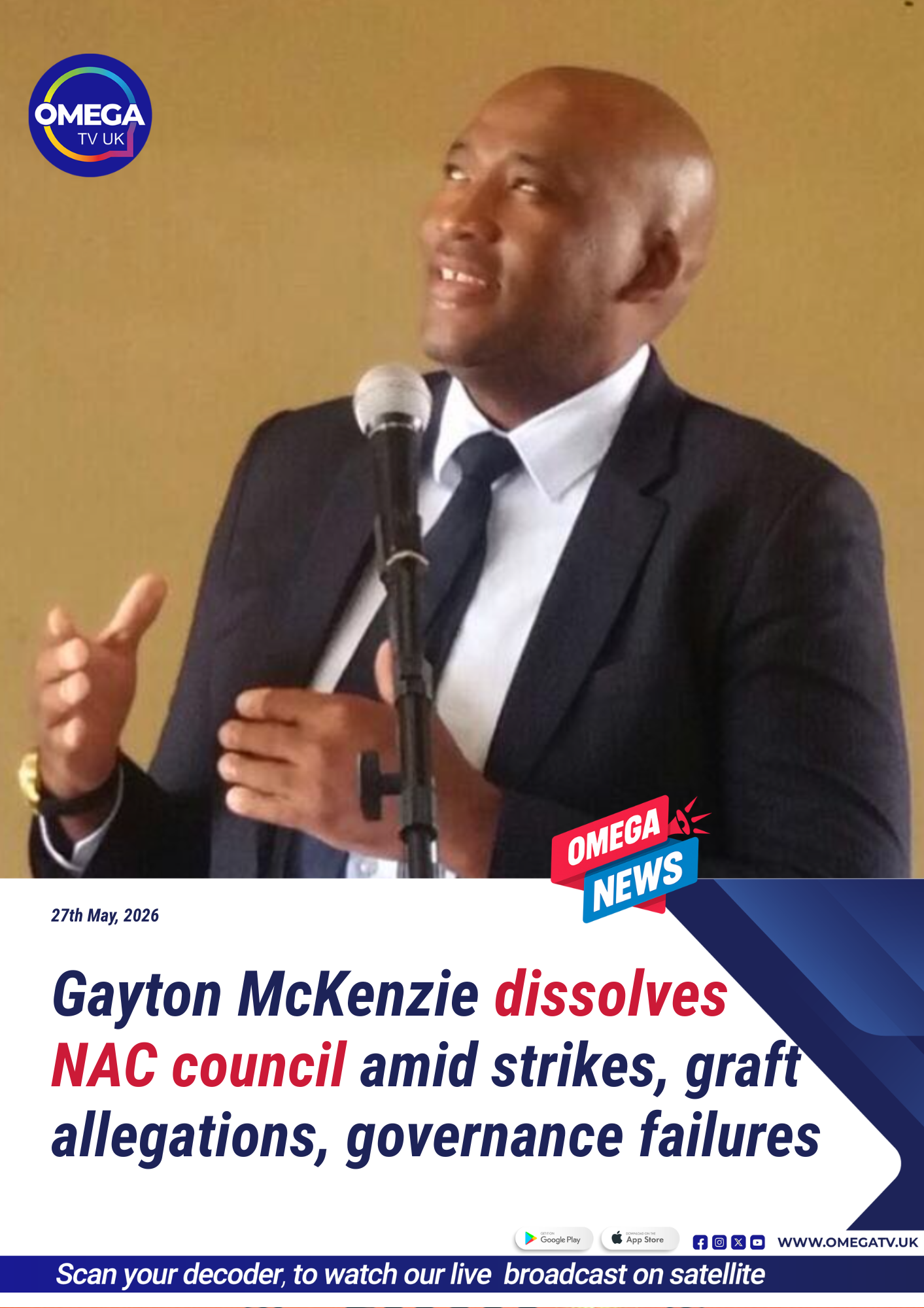 Gayton McKenzie dissolves NAC council amid strikes, graft allegations, governance failures