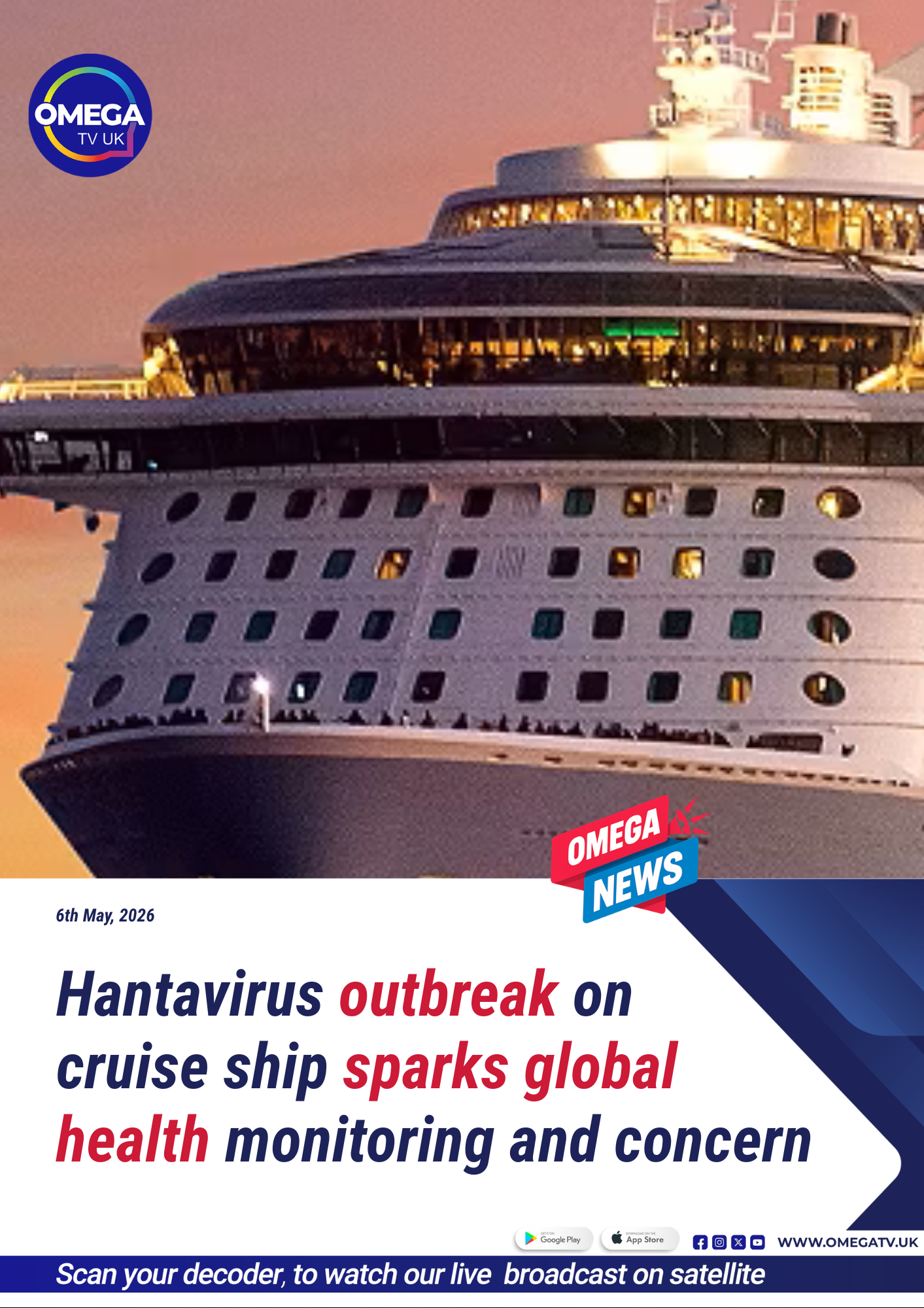 Hantavirus scare aboard cruise ship raises worldwide public health concerns