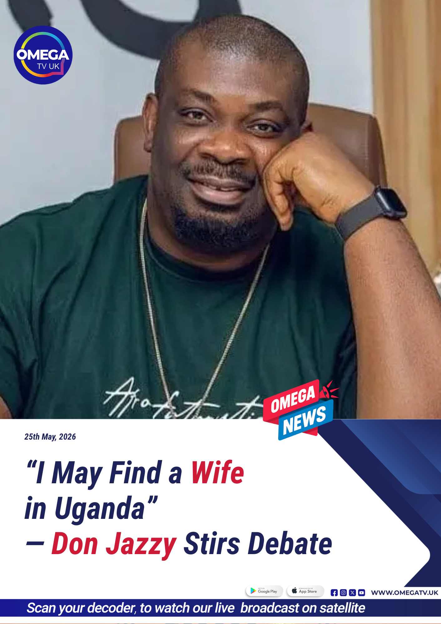 “I May Find a Wife in Uganda” — Don Jazzy Stirs Debate