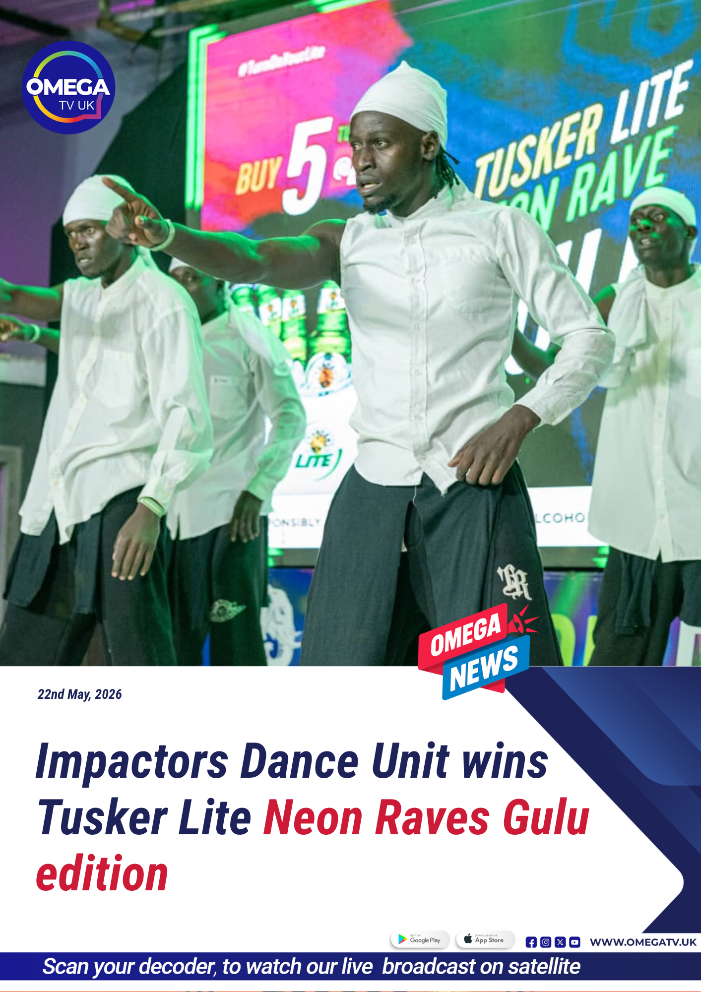 Impactors Dance Unit wins Tusker Lite Neon Raves Gulu edition