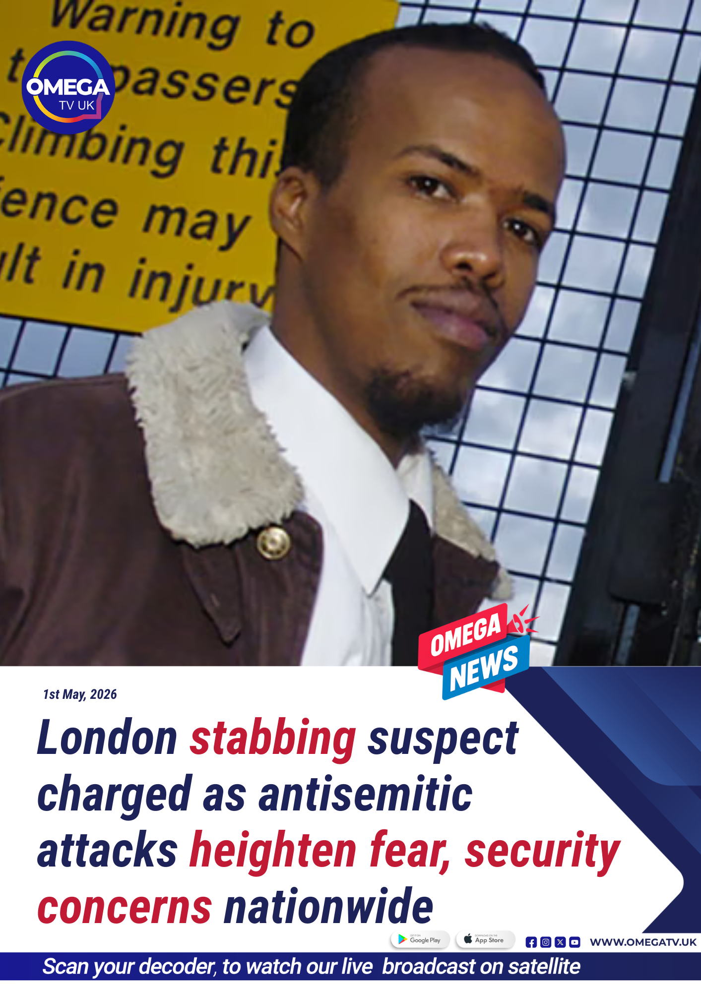London stabbing suspect charged as antisemitic attacks heighten fear, security concerns nationwide